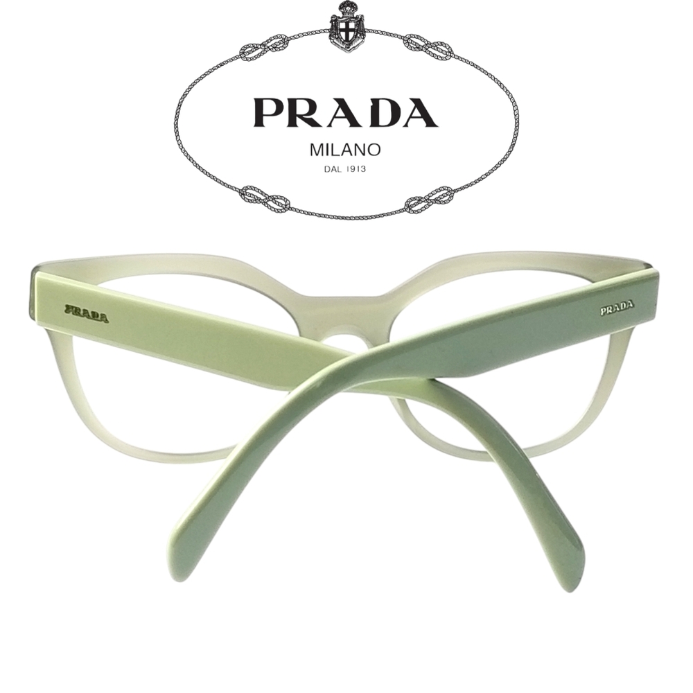 Super Cool Prada Eyeglasses Frames  in Light Green and Grey